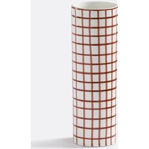 Adamo - Vaas - Kastanjekleur - Keramiek - Hoogte 25 cm