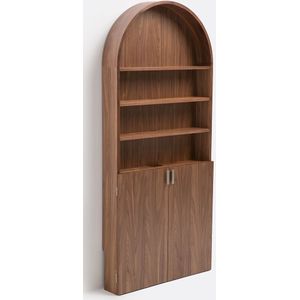 LA REDOUTE INTERIEURS - Marcela - Bureau-Bibliotheekkast - Notenhout