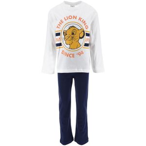 Pyjama The Lion King LE ROI LION. Katoen materiaal. Maten 4 jaar - 102 cm. Wit kleur