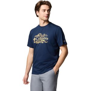 T-shirt met korte mouwen Kettle River COLUMBIA. Katoen materiaal. Maten M. Blauw kleur