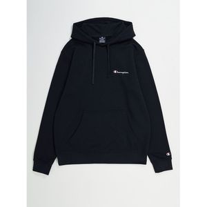 Hoodie met gecentreerd logo CHAMPION. Katoen materiaal. Maten XL. Zwart kleur