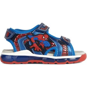 Sandalen met LED Android x Spiderman GEOX. Synthetisch materiaal. Maten 34. Blauw kleur