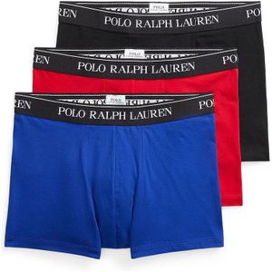 Set van 3 effen boxershorts POLO RALPH LAUREN. Katoen materiaal. Maten XL. Zwart kleur