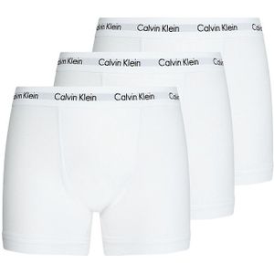Set van 3 boxershorts in stretch katoen CALVIN KLEIN UNDERWEAR. Katoen materiaal. Maten L. Wit kleur