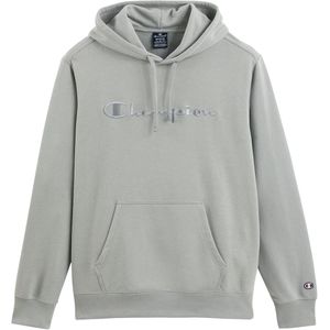 Hoodie met gecentreerd logo CHAMPION. Katoen materiaal. Maten S. Grijs kleur