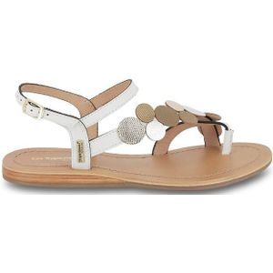 Sandalen in leer met teenstukje Holly LES TROPEZIENNES PAR M BELARBI. Leer materiaal. Maten 38. Wit kleur