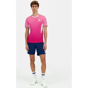 Sportshort met logo LE COQ SPORTIF. Katoen materiaal. Maten XXL. Blauw kleur