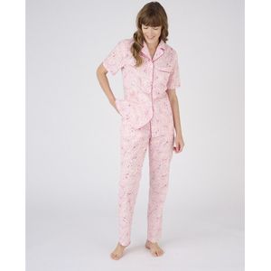 Pyjama DAMART. Katoen materiaal. Maten 48 FR - 46 EU. Roze kleur