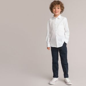 Hemd met lange mouwen LA REDOUTE COLLECTIONS. Katoen materiaal. Maten 8 jaar - 126 cm. Wit kleur