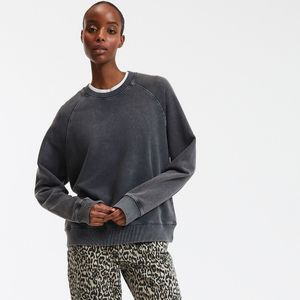 Sweater met ronde hals LA REDOUTE COLLECTIONS. Katoen materiaal. Maten XL. Grijs kleur