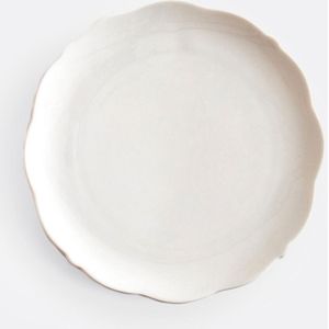 Set van 4 broodborden in porselein, Hirène LA REDOUTE INTERIEURS. Porselein materiaal. Maten één maat. Wit kleur