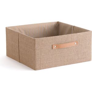 Opvouwbare mand, Jotia LA REDOUTE INTERIEURS.  materiaal. Maten één maat. Beige kleur