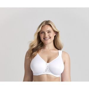 Voorgevormde BH Smooth Lacy MISS MARY OF SWEDEN. Polyester materiaal. Maten 110D FR - 95D EU. Wit kleur