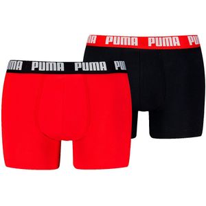Set van 2 effen boxershorts Everyday PUMA. Katoen materiaal. Maten XL. Zwart kleur