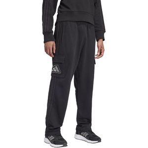 Joggingbroek met cargozakken ADIDAS SPORTSWEAR. Katoen materiaal. Maten S. Zwart kleur