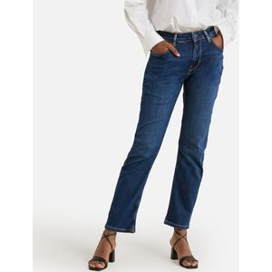 Rechte jeans Mary, hoge taille PEPE JEANS. Denim materiaal. Maten Maat 27 (US) - Lengte 28. Blauw kleur