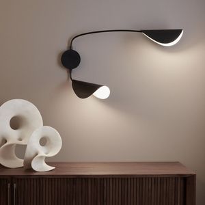 Wandlamp 2 armen, Funambule AM.PM. Metaal materiaal. Maten één maat. Zwart kleur