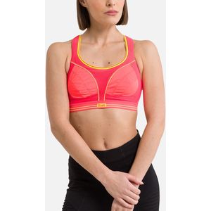 Sportbustier Ultimate Run - extreme steun CHAMPION SHOCK ABSORBER. Polyamide materiaal. Maten 95E FR - 80E EU. Rood kleur