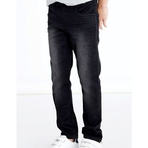 Rechte jeans NAME IT. Katoen materiaal. Maten 11 jaar - 144 cm. Zwart kleur