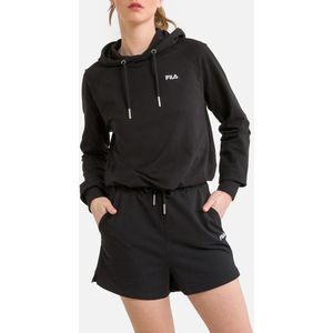 Cropped Hoodie Baalberg FILA. Katoen materiaal. Maten XS. Zwart kleur