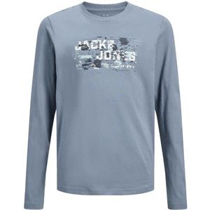 T-shirt met lange mouwen JACK & JONES JUNIOR. Katoen materiaal. Maten 12 jaar - 150 cm. Grijs kleur