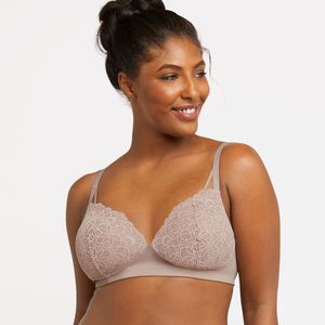 BH zonder beugels Pure Comfort MAIDENFORM. Nylon/polyamide materiaal. Maten M. Roze kleur