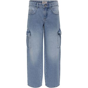 KIDS ONLY GIRL Wide Leg Jeans KOGHARMONY Light Blue Denim