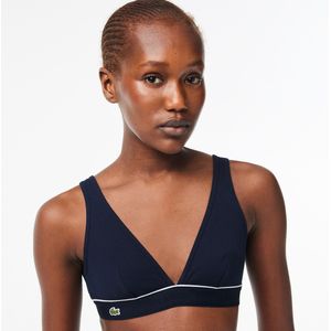 Triangel bustier in katoen LACOSTE. Katoen materiaal. Maten S. Blauw kleur