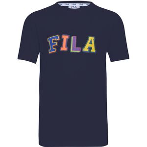 T-shirt met korte mouwen FILA. Katoen materiaal. Maten 16 jaar - 174 cm. Blauw kleur