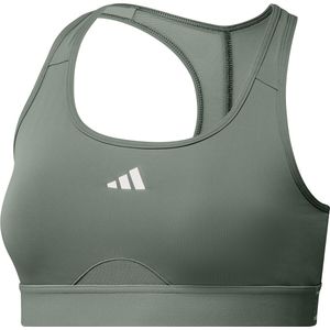 Sportbustier Essentials adidas Performance. Polyester materiaal. Maten XS. Groen kleur