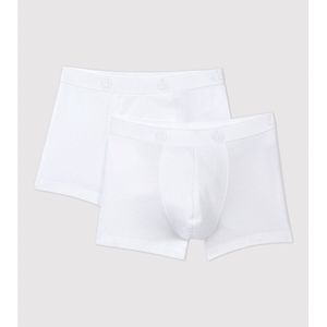 Set van 2 boxershorts PETIT BATEAU. Katoen materiaal. Maten 12 jaar - 150 cm. Wit kleur