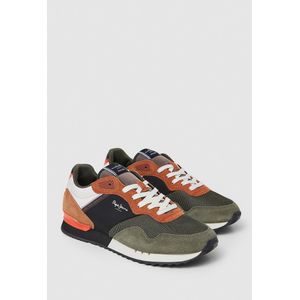 Lage sneakers London Grade M PEPE JEANS. Leer materiaal. Maten 45. Groen kleur