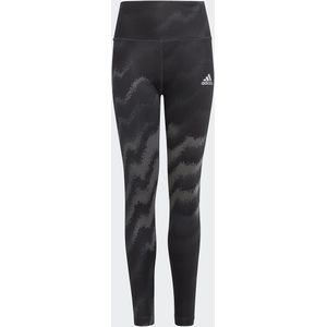 Bedrukte legging ADIDAS SPORTSWEAR. Katoen materiaal. Maten 14/15 jaar - 156/159 cm. Grijs kleur