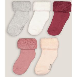 Set van 5 paar sokken LA REDOUTE COLLECTIONS. Katoen materiaal. Maten 23/26. Multicolor kleur