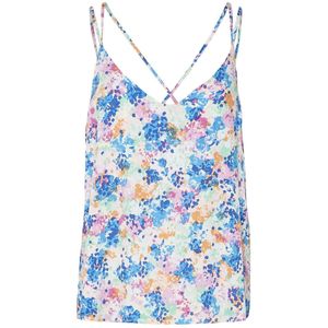 Caraco met bloemenprint VERO MODA. Viscose materiaal. Maten XS. Kastanje kleur