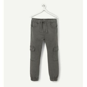 Slim broek cargo TAPE A L'OEIL. Katoen materiaal. Maten 2/3 jaar - 86/94 cm. Grijs kleur