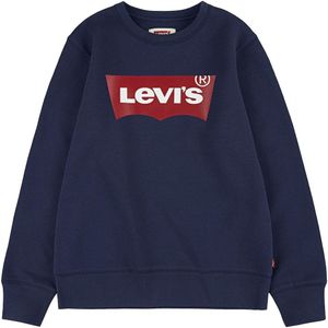 Sweater met ronde hals LEVI'S KIDS. Katoen materiaal. Maten 6 mnd - 67 cm. Blauw kleur