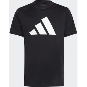 Training T-shirt ADIDAS SPORTSWEAR. Katoen materiaal. Maten 11/12 jaar - 144/150 cm. Zwart kleur