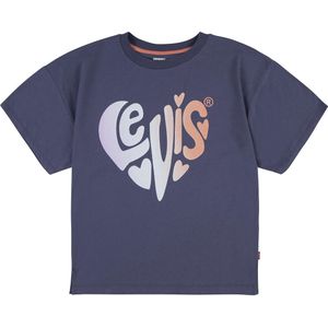 T-shirt met korte mouwen LEVI'S KIDS. Katoen materiaal. Maten 8 jaar - 126 cm. Violet kleur