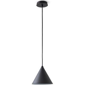 Conische hanglamp, Moke AM.PM. Metaal materiaal. Maten één maat. Zwart kleur