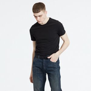 Set van 2 slim T-shirts met ronde hals LEVI'S. Katoen materiaal. Maten XL. Zwart kleur