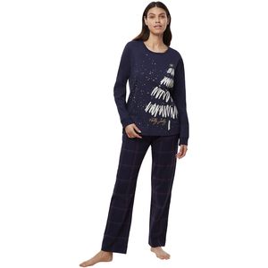 Pyjama in katoen Winter Moments TRIUMPH. Katoen materiaal. Maten 38 FR - 36 EU. Blauw kleur