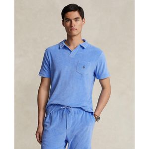 Polo in badstof, borstzakje POLO RALPH LAUREN. Katoen materiaal. Maten S. Blauw kleur