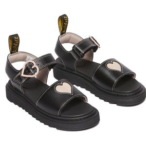 Sandalen in leer Klaire DR. MARTENS. Leer materiaal. Maten 30. Zwart kleur