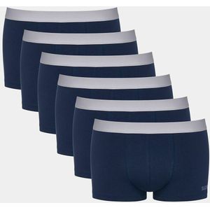 Set van 6 boxershorts Go ABC 2.0 SLOGGI. Katoen materiaal. Maten S. Blauw kleur