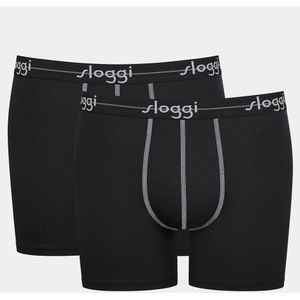 Set van 2 boxershorts Start SLOGGI. Katoen materiaal. Maten L. Zwart kleur