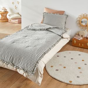 Gewatteerde kinderdekbed in katoen vichy, Georgette