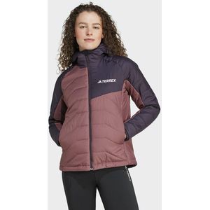 Vest voor hiking TERREX MULTI met kap adidas Performance. Polyester materiaal. Maten XL. Violet kleur