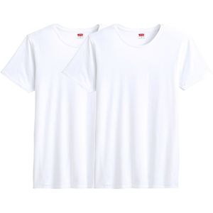 Set van 2 T-shirts met ronde hals LEVI'S. Katoen materiaal. Maten XL. Wit kleur