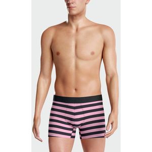 Gestreepte boxershort EDEN PARK. Katoen materiaal. Maten M. Roze kleur